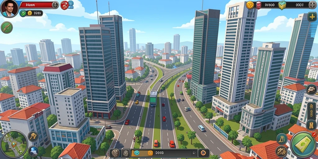 Mode multiplayer yang memungkinkan pemain berinteraksi dan bersaing.