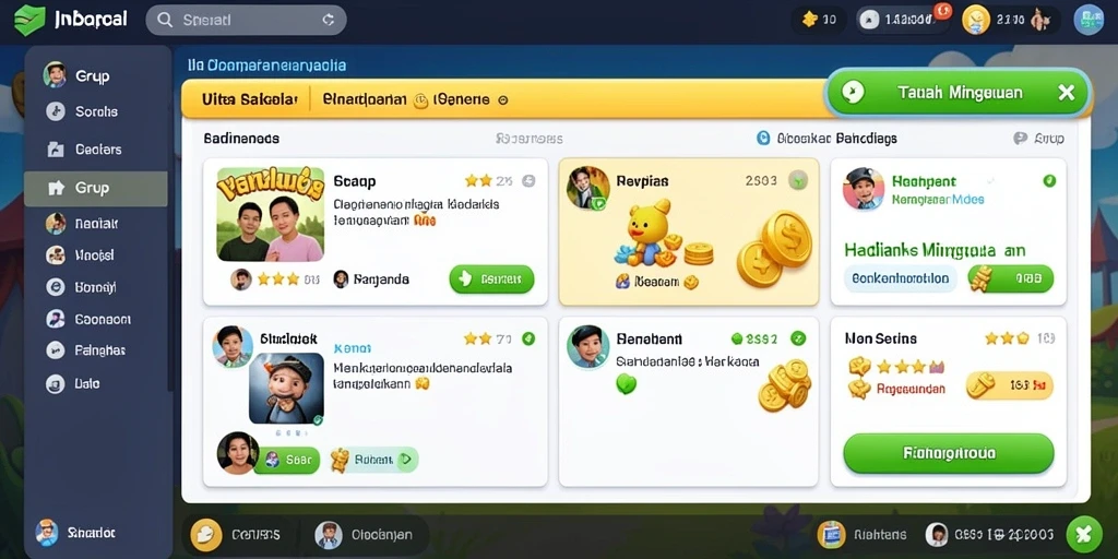 Beragam karakter menarik untuk dipilih.
