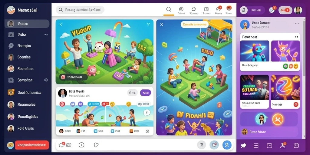 Fitur multiplayer yang memungkinkan bermain dengan teman.