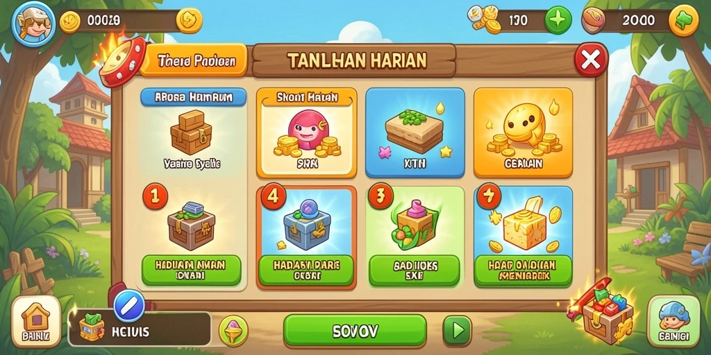 Misi dan tantangan seru yang menantang.
