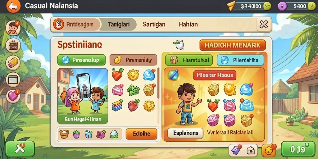 Leaderboard untuk bersaing dengan pemain lainnya.