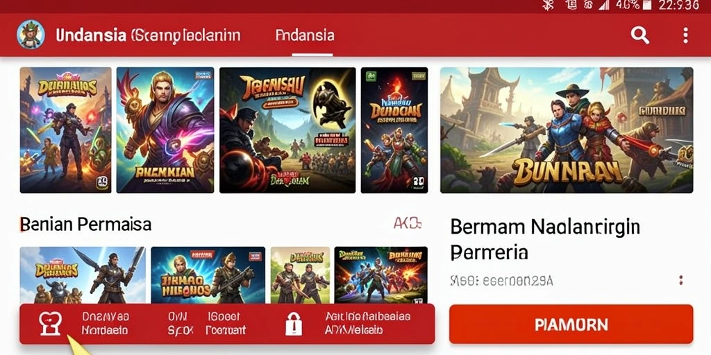 Tangkapan layar memperlihatkan fitur turnamen multiplayer yang mengasyikkan.