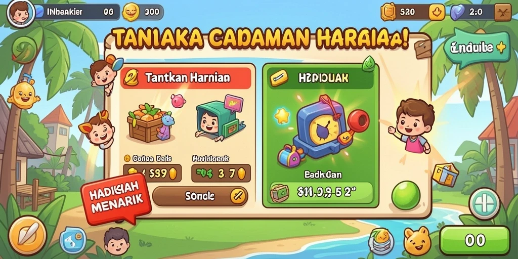 Karakter unik yang bisa kamu pilih dan kembangkan.