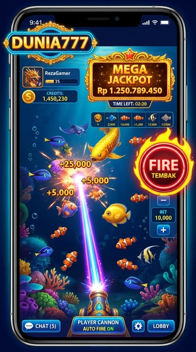 dunia777 — layar beranda